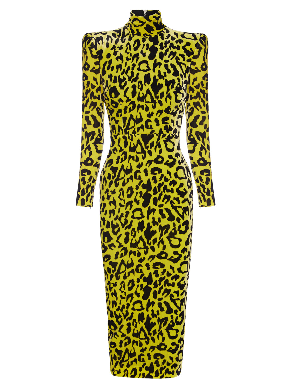 NOCHELLA Leopard Midi Dress PM1108 Yellow / XS Official JT Merch