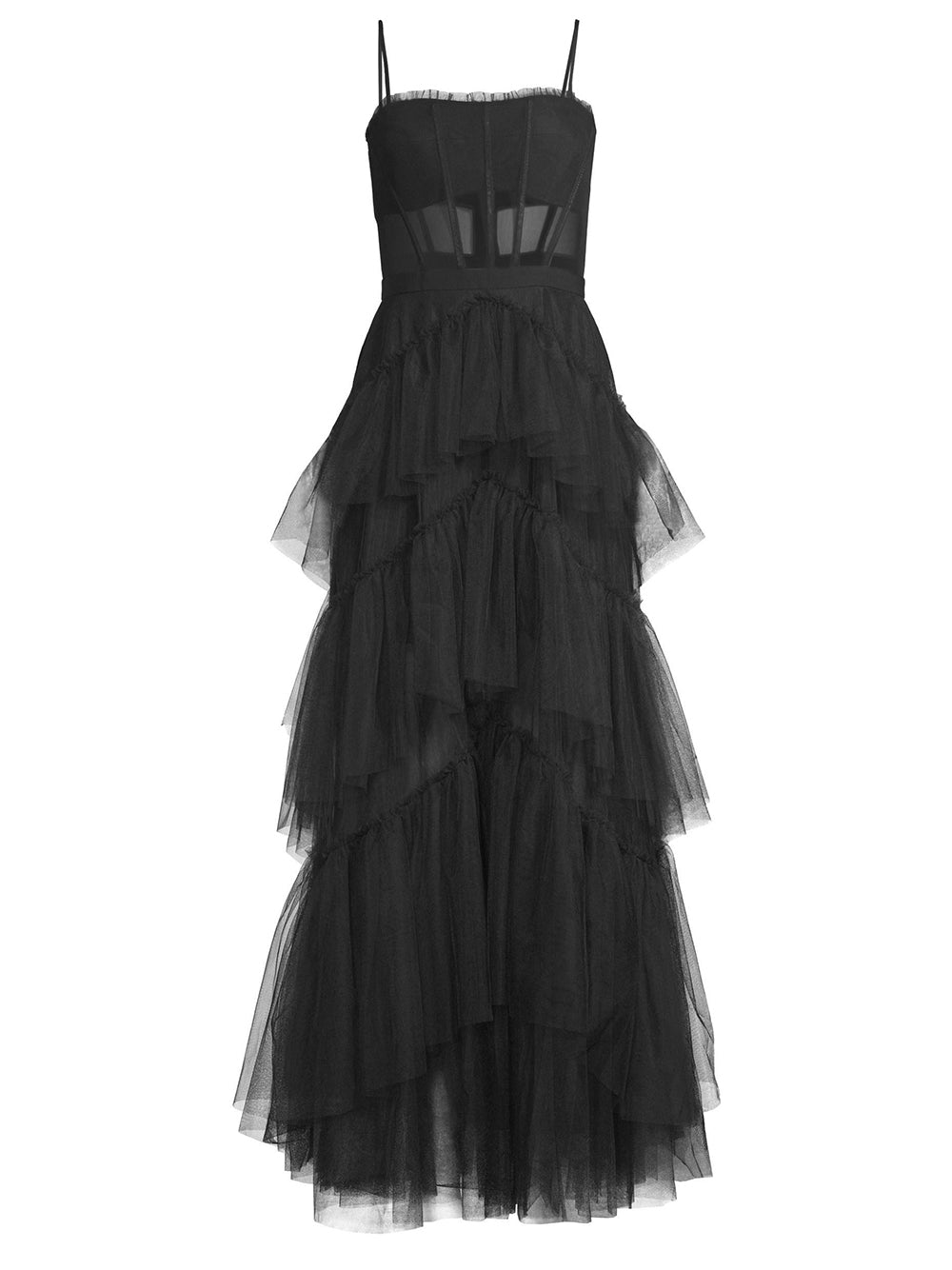 DIDA Tulle Dress in Black PM1108 Black / S Official JT Merch