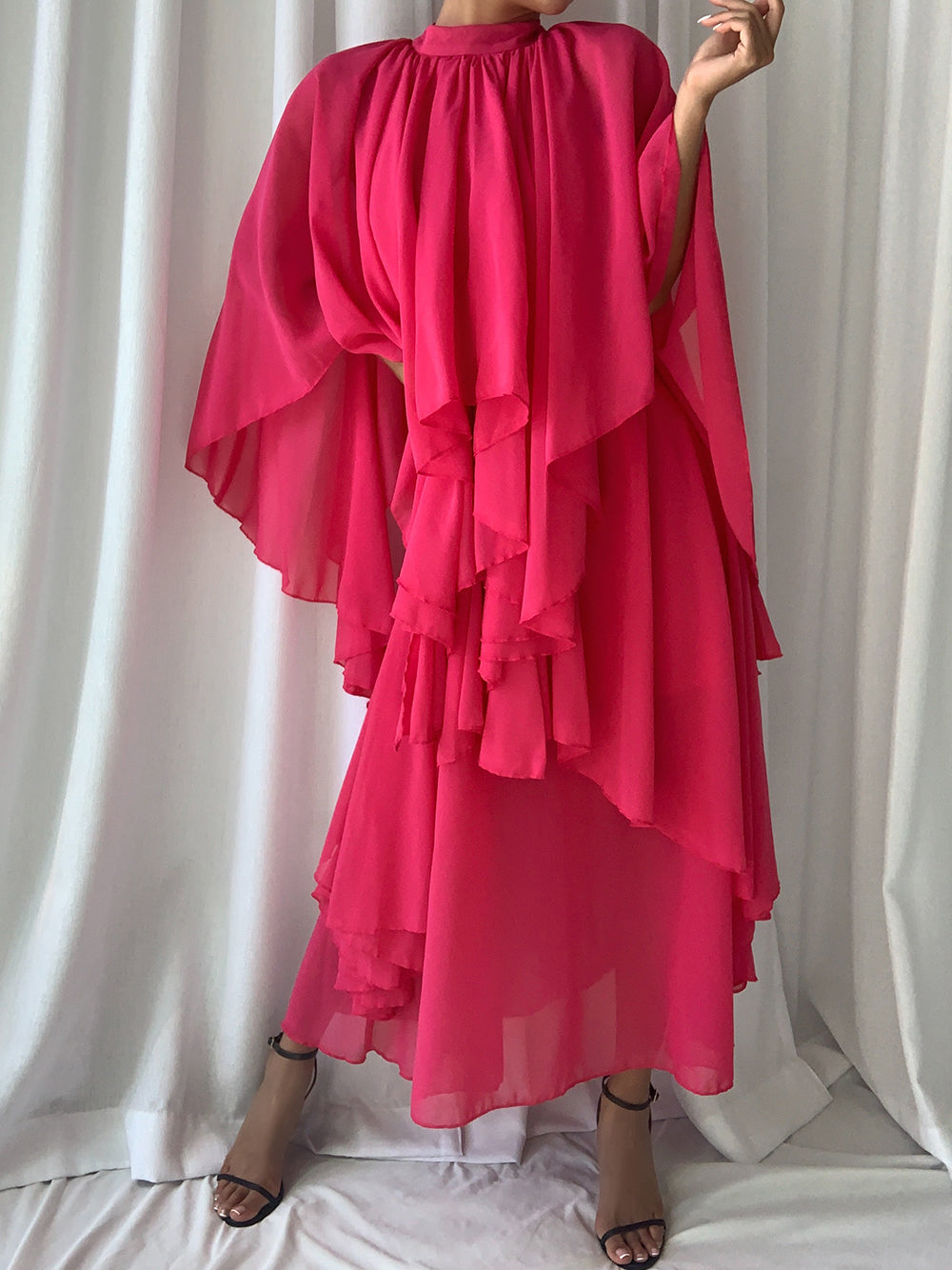 GALABIA Maxi Dress PM1108 Pink / S Official JT Merch