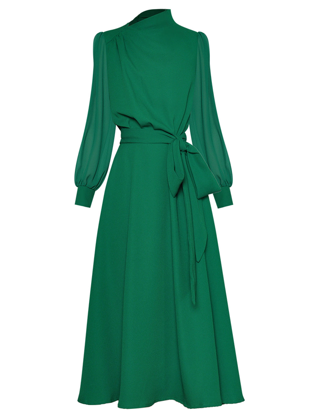 LAPAYA Midi Dress PM1108 Green / S Official JT Merch