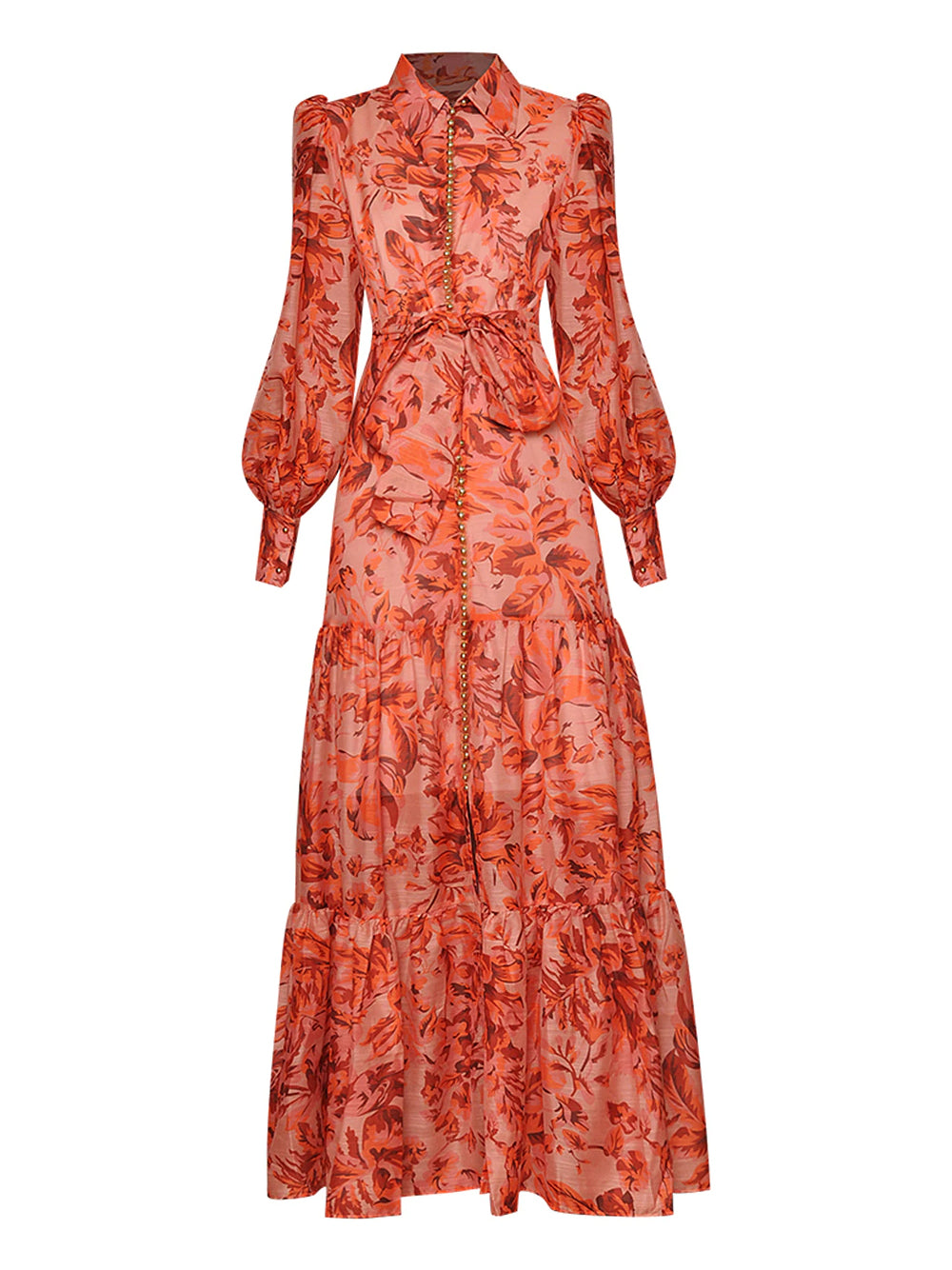 ZENEYA Maxi Dress PM1108 Orange / S Official JT Merch