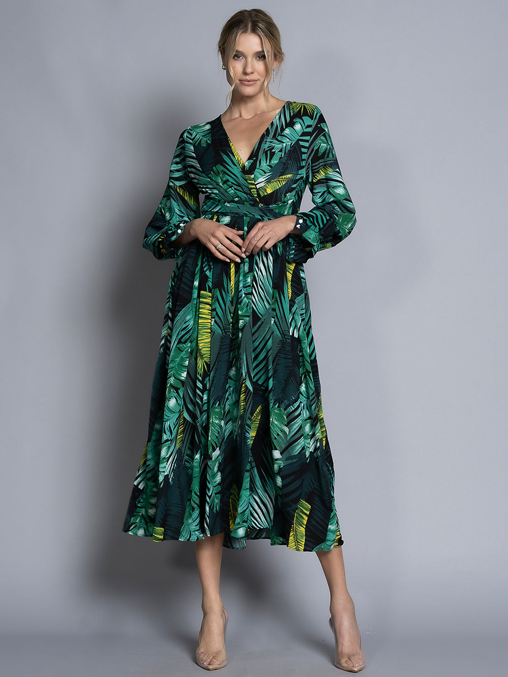 GREENE Maxi Dress PM1108 Green / S Official JT Merch